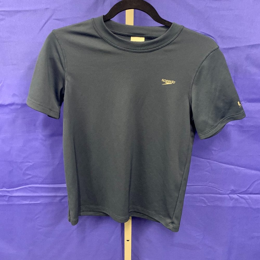 Speedo Blue Boys XL 18/20 Short Sleeve T-Shirt
